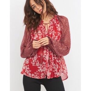Free People Hendrix Floral Top